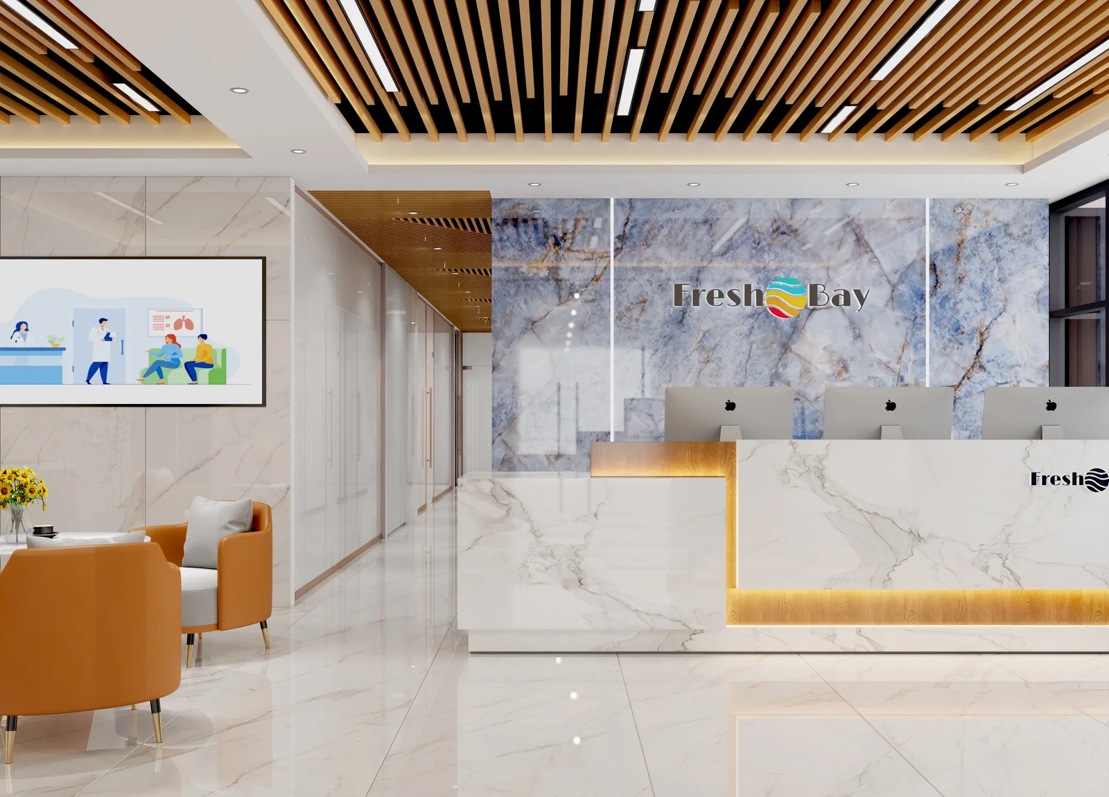 Reception & waiting area