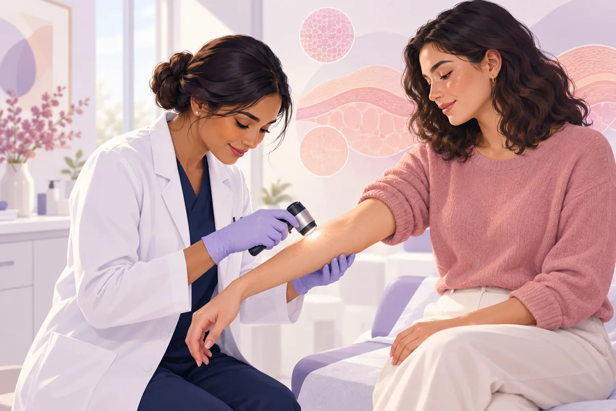 Dermatology department illustration